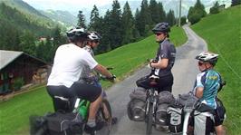 Great scenery on the approach to Zweisimmen, 16.4 miles into the ride